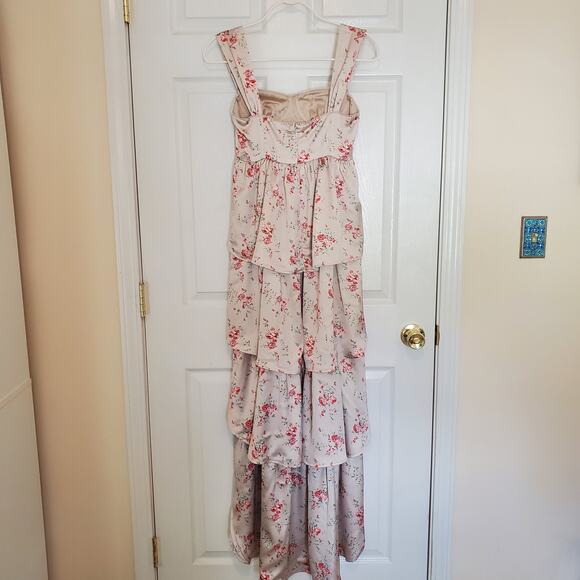 WeWoreWhat Corset High Low Maxi Dress Dainty Floral Size 0 - Picture 8 of 14